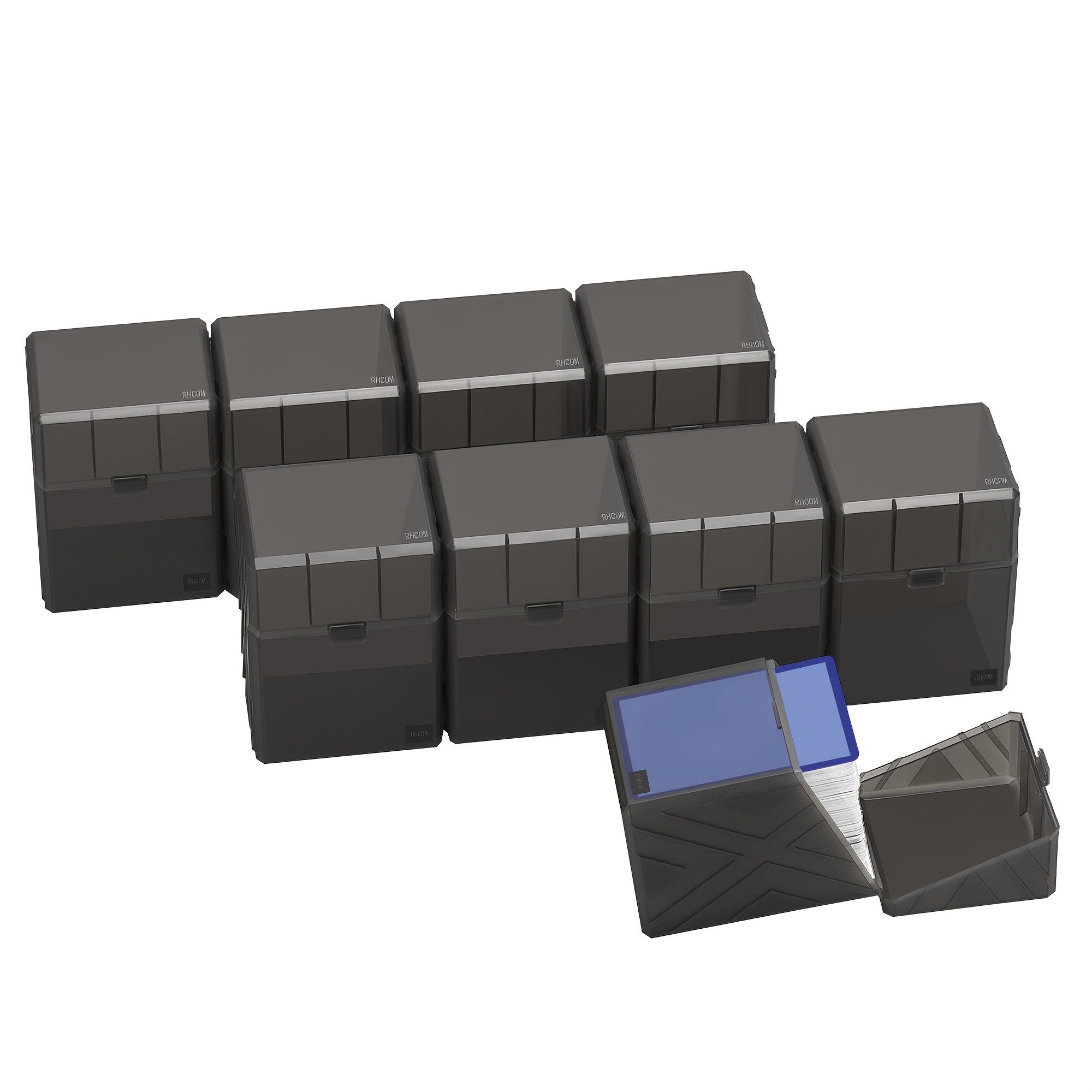 200+Pcs Hard Portable Card Deck Cases Set